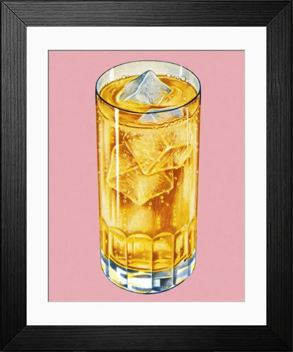 Framed Print : Drink With Ice Framed Print : Drink With Ice
