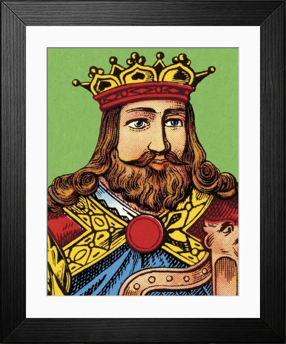 Framed Print : Portrait of a King Framed Print : Portrait of a King