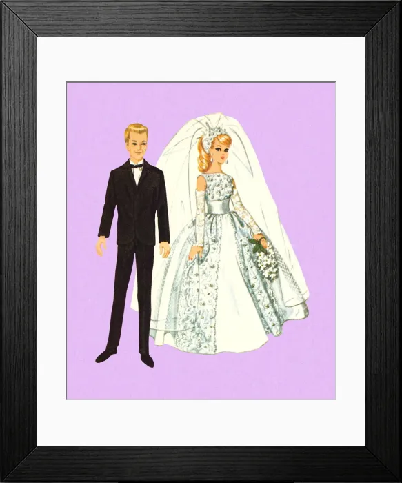 Framed Print : Bride and Groom Framed Print : Bride and Groom