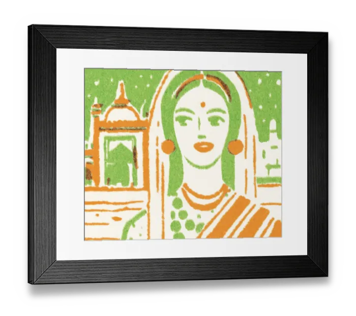Framed Print : Ethnic Woman Framed Print : Ethnic Woman