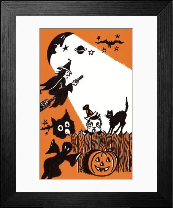 Framed Print : Halloween Witch Framed Print : Halloween Witch