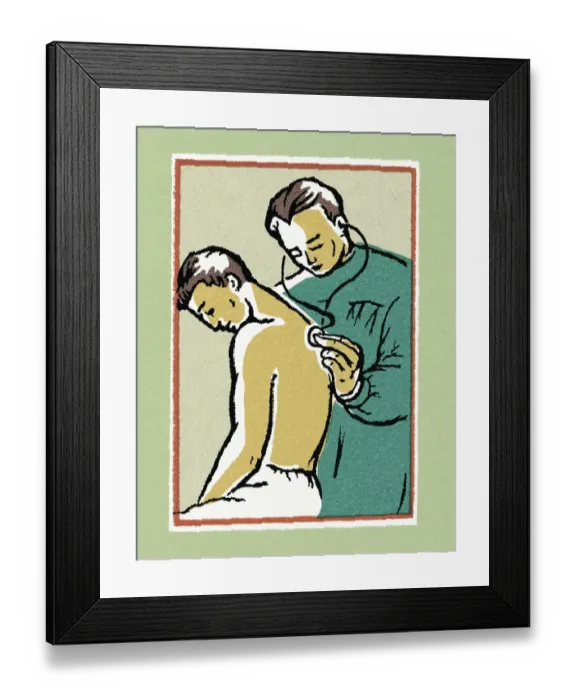 Framed Print : Doctor Visit Framed Print : Doctor Visit