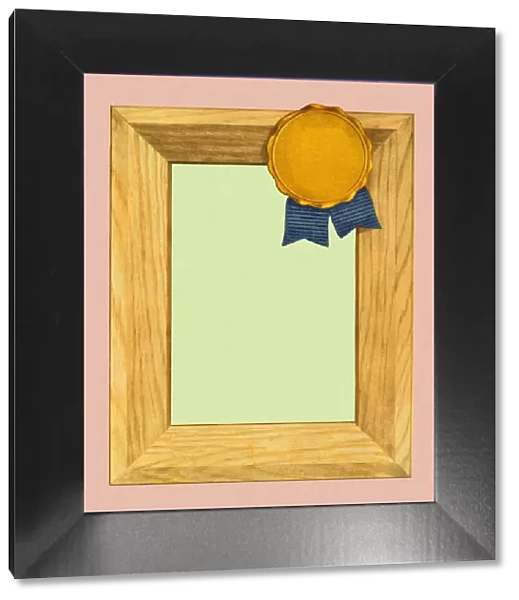 Empry Frame With Ribbon