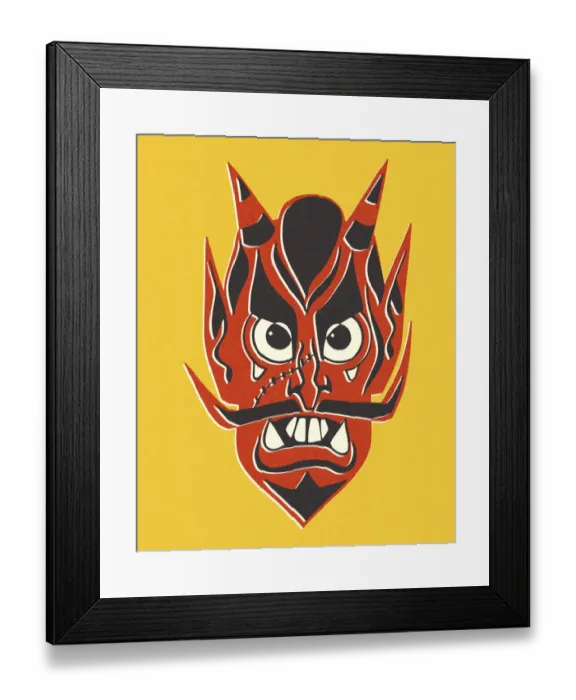 Framed Print : Angry Devil Framed Print : Angry Devil
