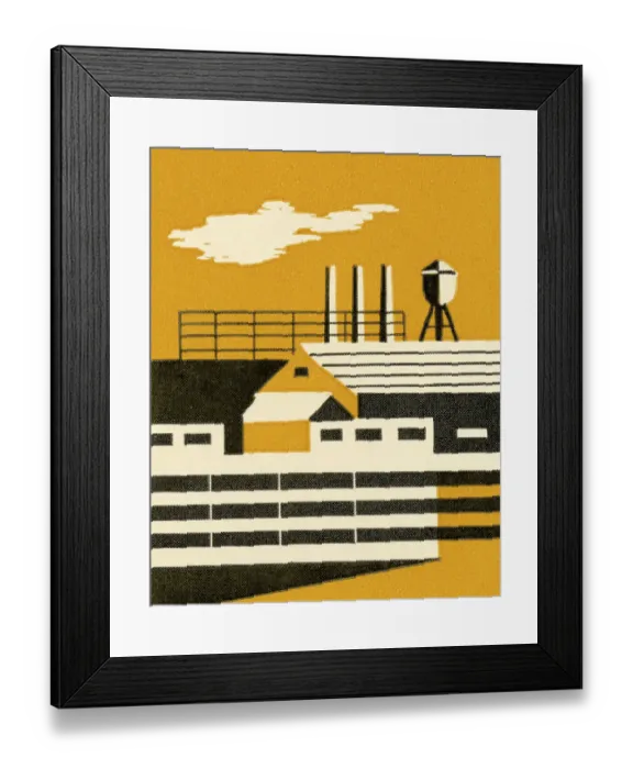 Framed Print : Factory. http: /  / csaimages.com / images / istockprofile / csa_vector_dsp.jpg