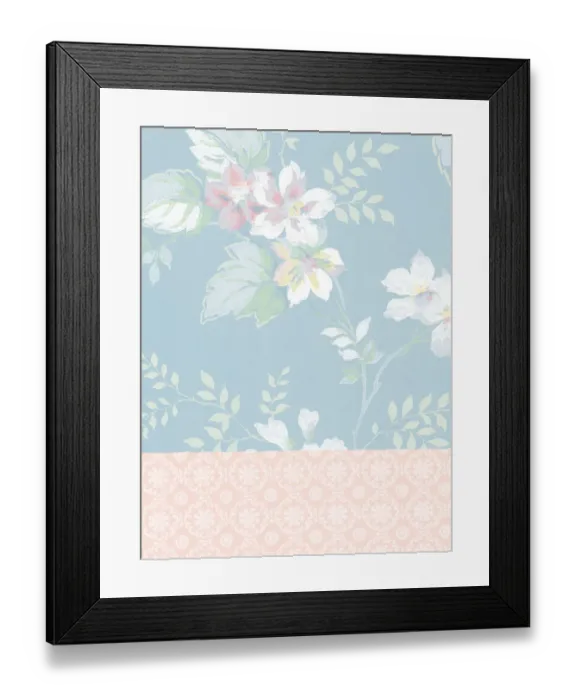 Framed Print : Flower pattern Framed Print : Flower pattern