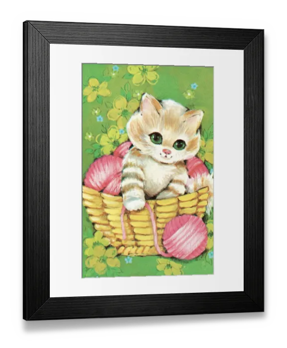 Framed Print : Kitten. http: /  / csaimages.com / images / istockprofile / csa_vector_dsp.jpg