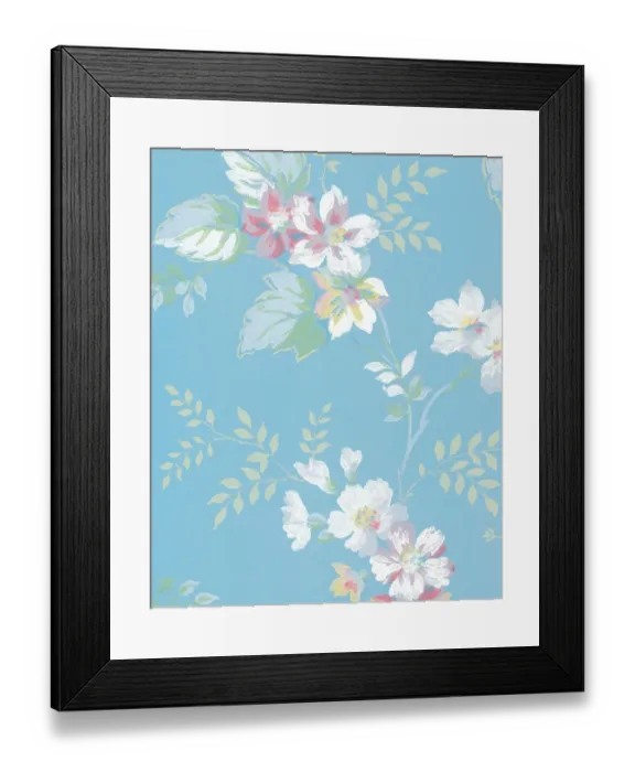 Framed Print : Flower pattern