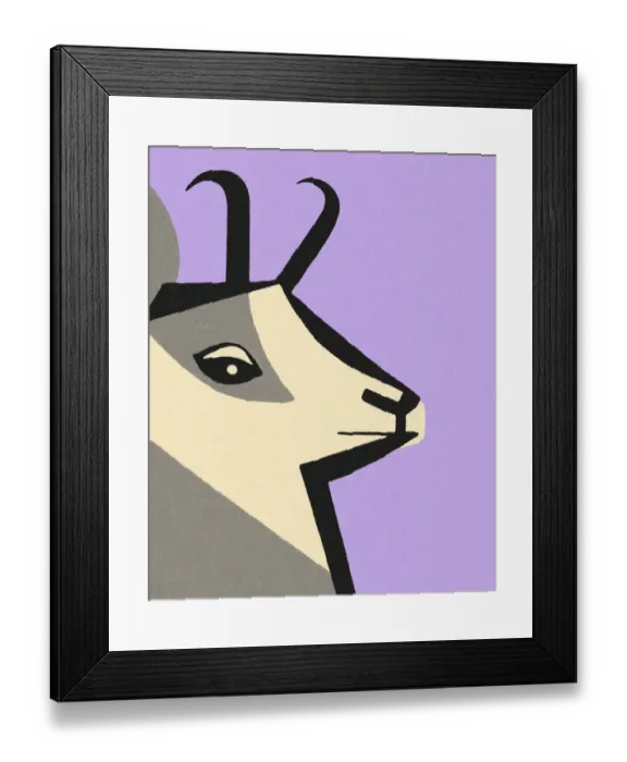 Framed Print : Animal with Horns Framed Print : Animal with Horns