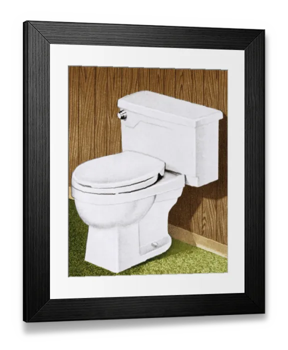 Framed Print : Toilet. http: / / csaimages.com / images / istockprofile / csa_vector_dsp.jpg Framed Print : Toilet. http: / / csaimages.com / images / istockprofile / csa_vector_dsp.jpg