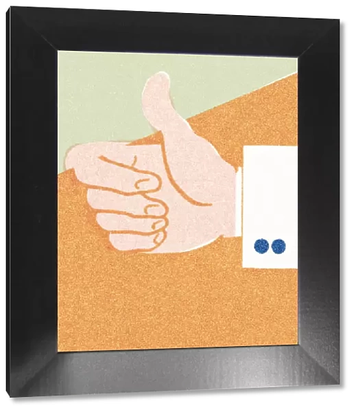 Thumbs up. http: /  / csaimages.com / images / istockprofile / csa_vector_dsp.jpg