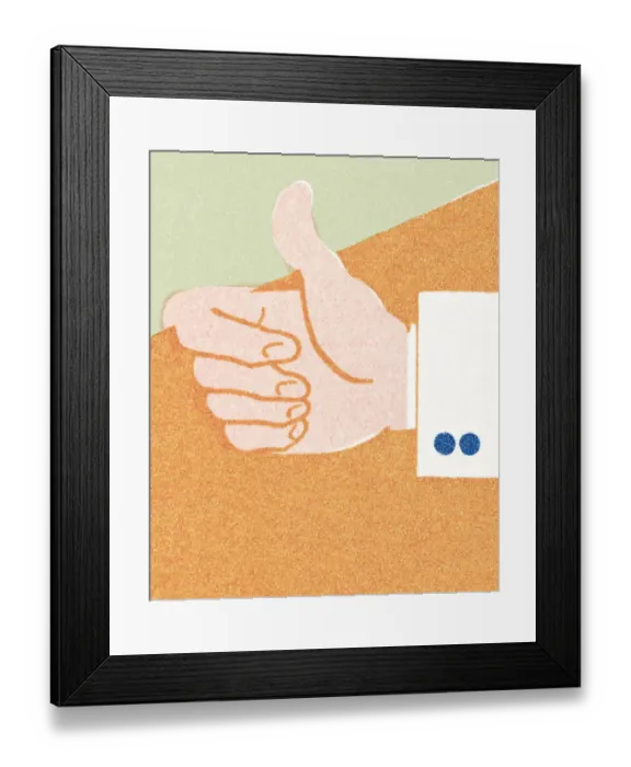 Framed Print : Thumbs up. http: / / csaimages.com / images / istockprofile / csa_vector_dsp.jpg Framed Print : Thumbs up. http: / / csaimages.com / images / istockprofile / csa_vector_dsp.jpg