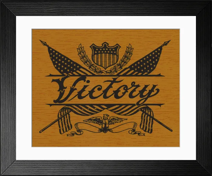 Framed Print : Victory Insignia Framed Print : Victory Insignia