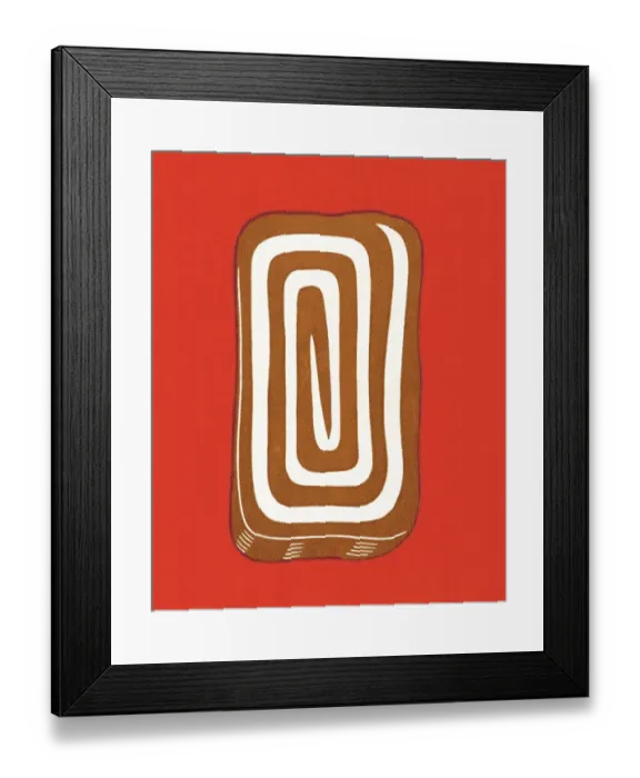 Framed Print : Rolled Dessert Framed Print : Rolled Dessert