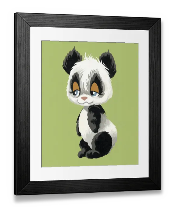 Framed Print : Panda bear Framed Print : Panda bear