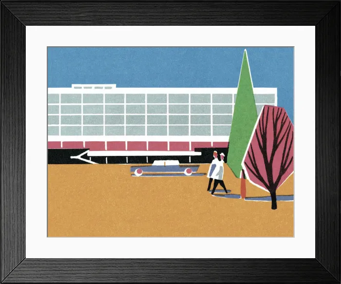 Framed Print : Multi-Story Building Framed Print : Multi-Story Building