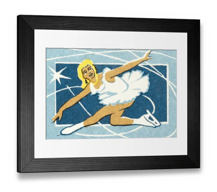 Framed Print : Figure skater Framed Print : Figure skater