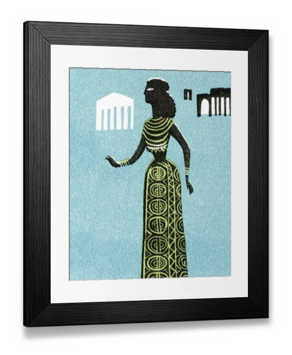 Framed Print : Fashionable Woman Framed Print : Fashionable Woman