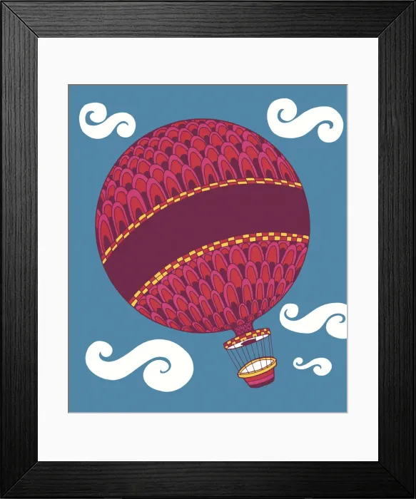 Framed Print : Hot Air Balloon Framed Print : Hot Air Balloon