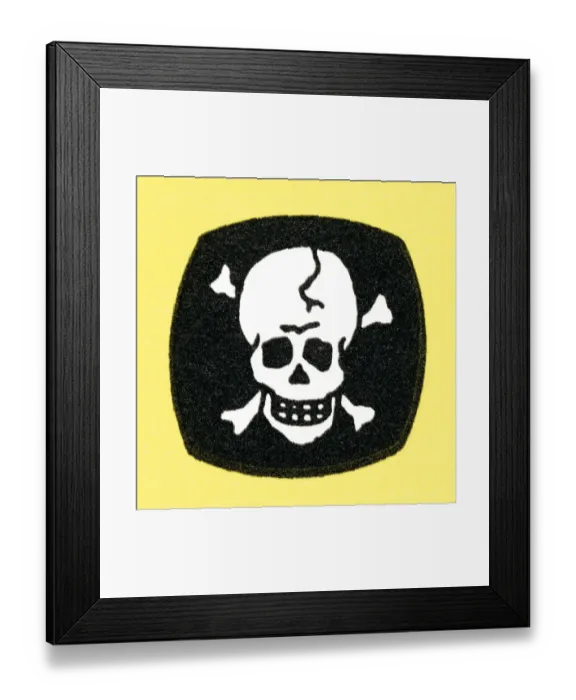 Framed Print : Skull and crossbones Framed Print : Skull and crossbones