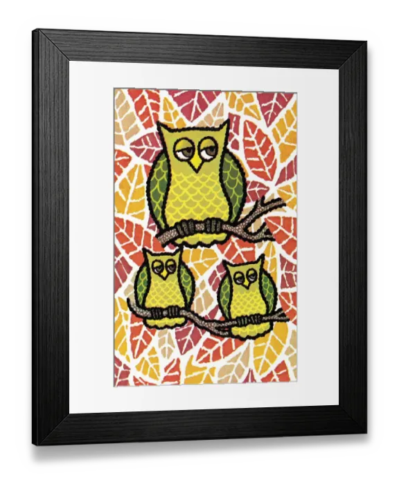 Framed Print : Owls. http: / / csaimages.com / images / istockprofile / csa_vector_dsp.jpg Framed Print : Owls. http: / / csaimages.com / images / istockprofile / csa_vector_dsp.jpg