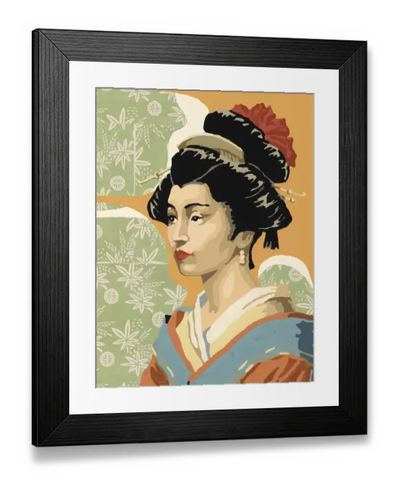 Framed Print : Geisha. http: / / csaimages.com / images / istockprofile / csa_vector_dsp.jpg Framed Print : Geisha. http: / / csaimages.com / images / istockprofile / csa_vector_dsp.jpg