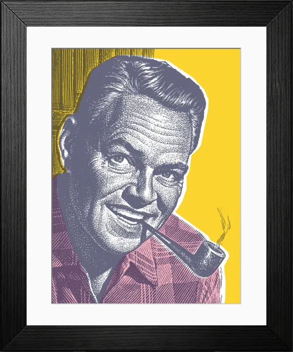 Framed Print : Man with pipe Framed Print : Man with pipe
