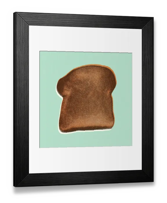 Framed Print : Piece of Bread Framed Print : Piece of Bread
