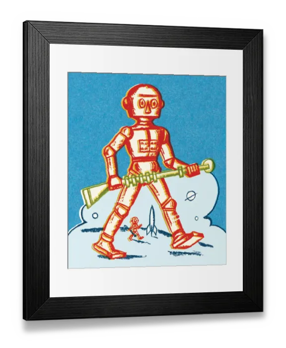 Framed Print : Giant robot Framed Print : Giant robot