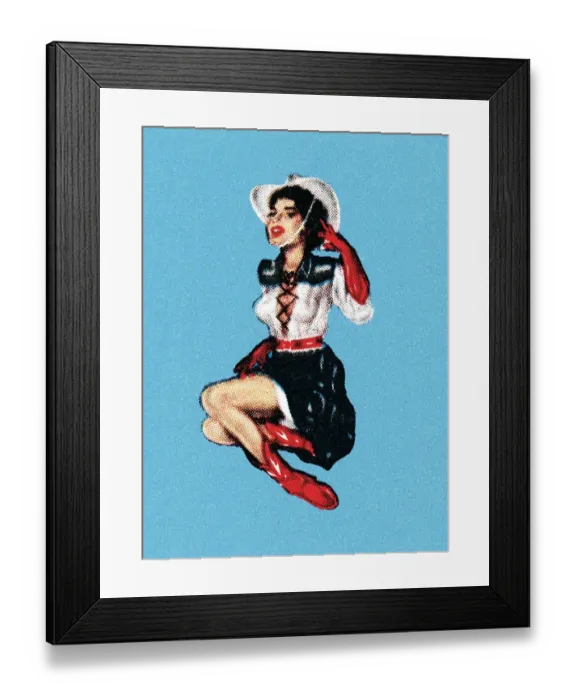 Framed Print : Cowgirl. http: / / csaimages.com / images / istockprofile / csa_vector_dsp.jpg Framed Print : Cowgirl. http: / / csaimages.com / images / istockprofile / csa_vector_dsp.jpg