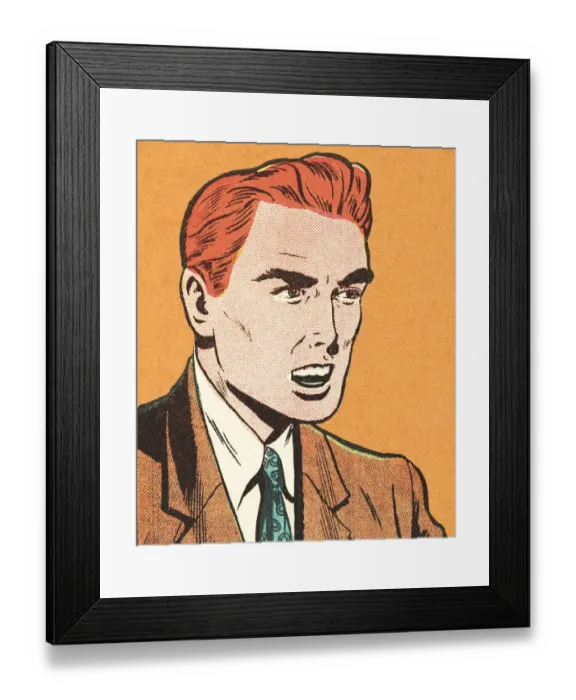Framed Print : Businessman