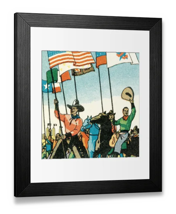 Framed Print : Cowboy revolution Framed Print : Cowboy revolution