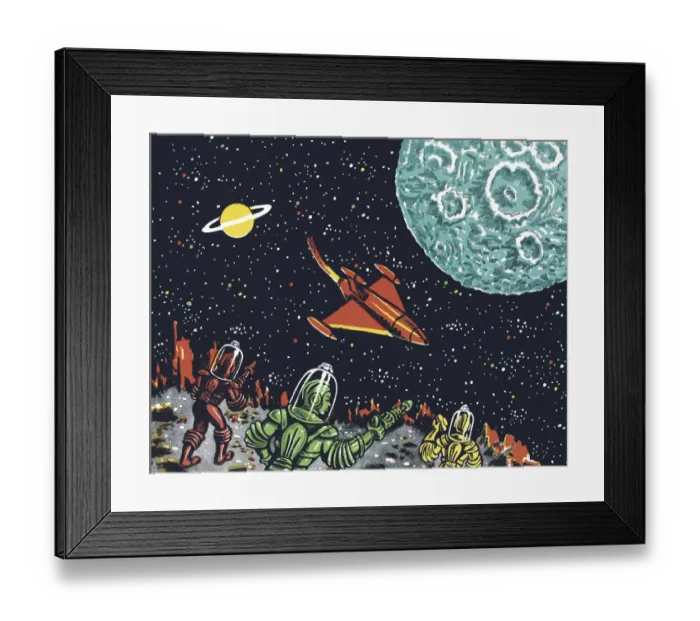 Framed Print : Outer Space