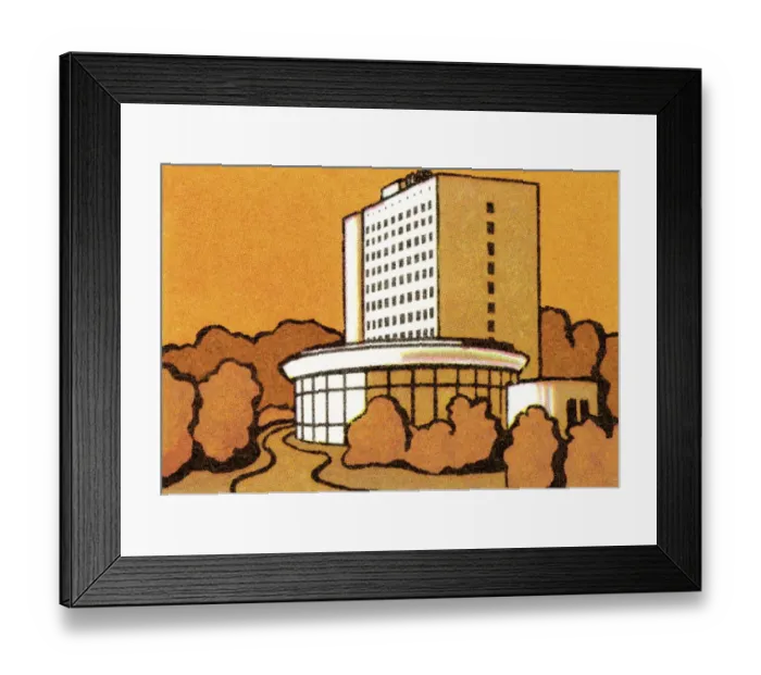 Framed Print : Urban building Framed Print : Urban building