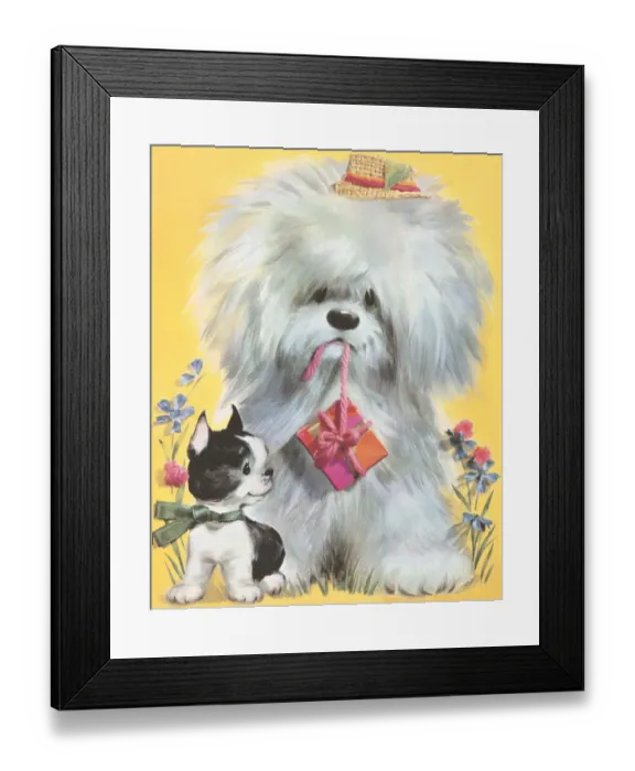 Framed Print : Puppy. http: /  / csaimages.com / images / istockprofile / csa_vector_dsp.jpg