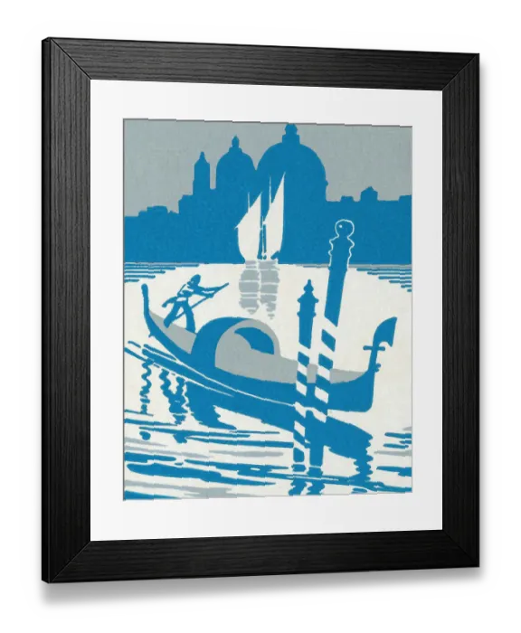 Framed Print : Venetian Canal Scene Framed Print : Venetian Canal Scene