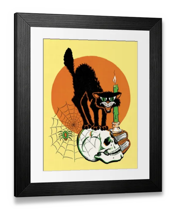 Framed Print : Black cat. http: / / csaimages.com / images / istockprofile / csa_vector_dsp.jpg Framed Print : Black cat. http: / / csaimages.com / images / istockprofile / csa_vector_dsp.jpg