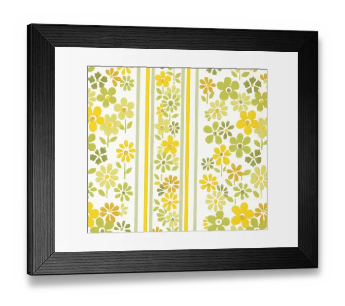 Framed Print : Flower pattern