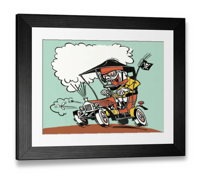 Framed Print : Crazy pirate Framed Print : Crazy pirate