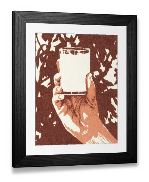 Framed Print : Glass of Milk Framed Print : Glass of Milk