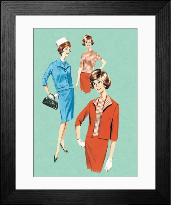Framed Print : Fashionable women Framed Print : Fashionable women