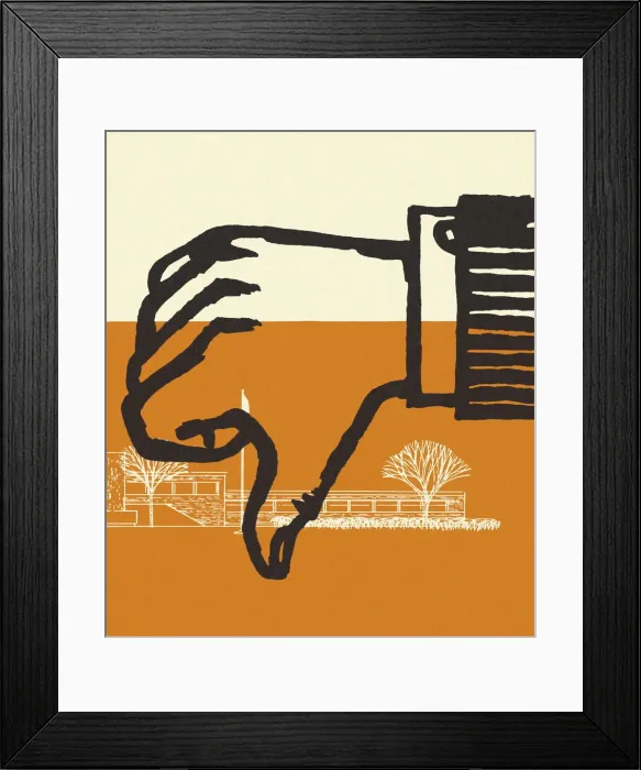 Framed Print : Thumbs Down