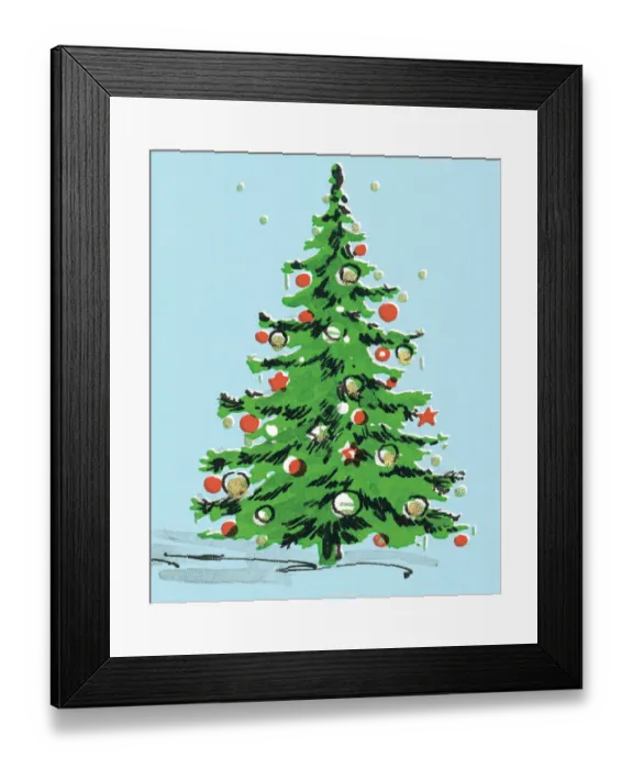 Framed Print : Christmas tree Framed Print : Christmas tree