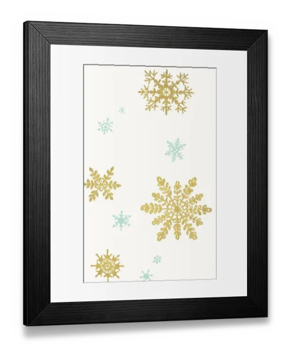 Framed Print : Snowflakes Framed Print : Snowflakes