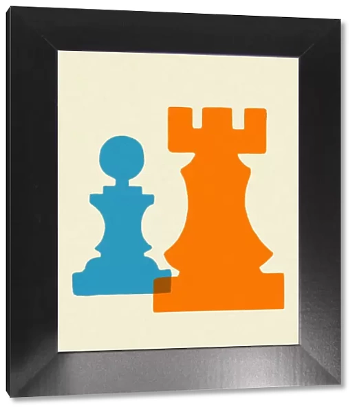 Two Chess Pieces