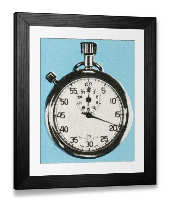 Framed Print : Stopwatch. http: / / csaimages.com / images / istockprofile / csa_vector_dsp.jpg Framed Print : Stopwatch. http: / / csaimages.com / images / istockprofile / csa_vector_dsp.jpg