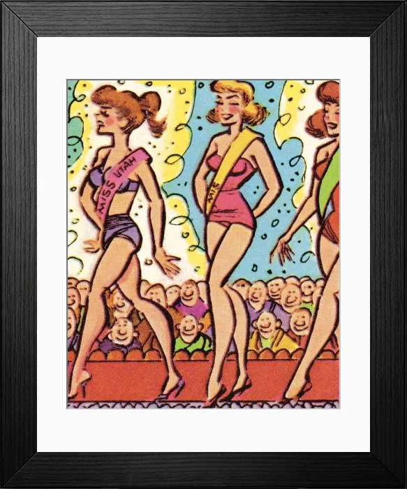 Framed Print : Swimsuit competition Framed Print : Swimsuit competition