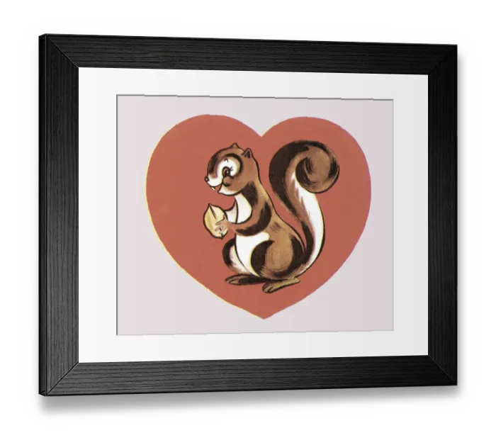 Framed Print : Squirrel Holding Nut Framed Print : Squirrel Holding Nut