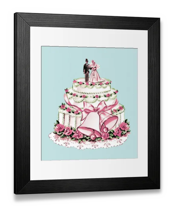 Framed Print : Wedding cake Framed Print : Wedding cake