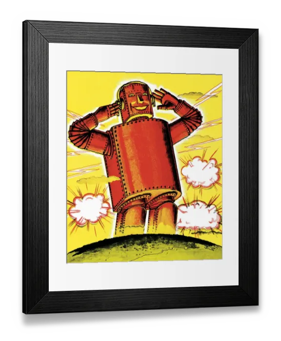 Framed Print : Giant robot Framed Print : Giant robot